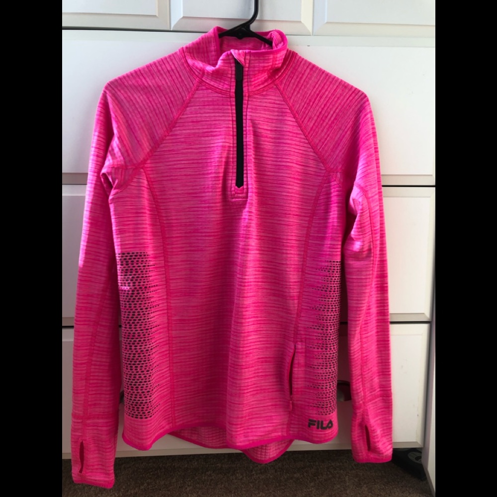 Hot Pink Fila Track Jacket